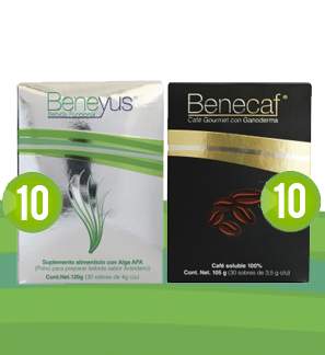 10 Beneyus + 10 Benecaf
